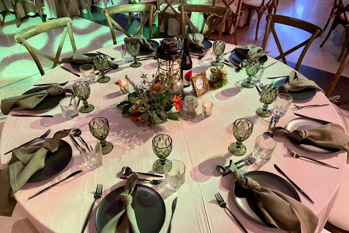 christmas function table decorations